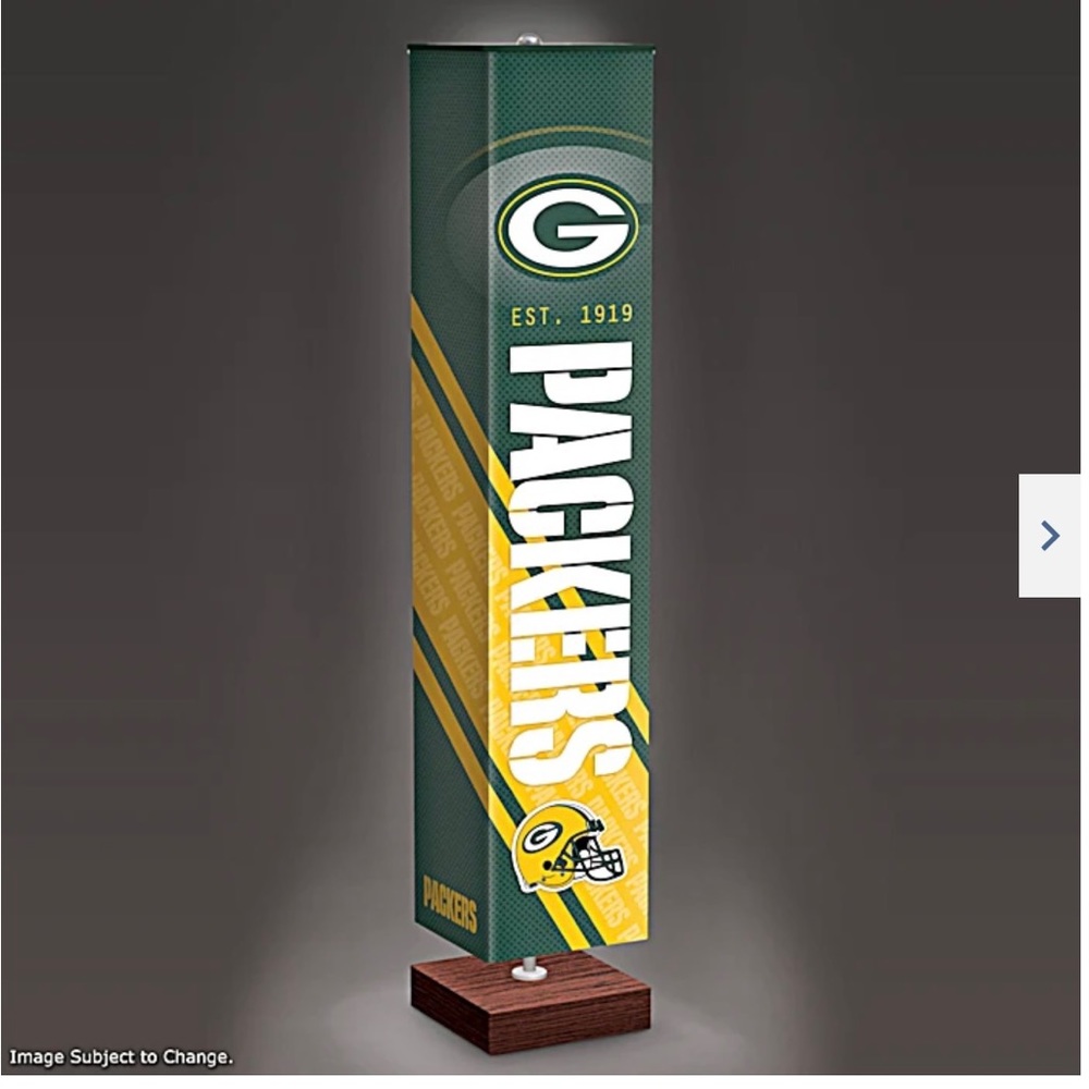 Bradford exchange Green Bay packers floor lamp